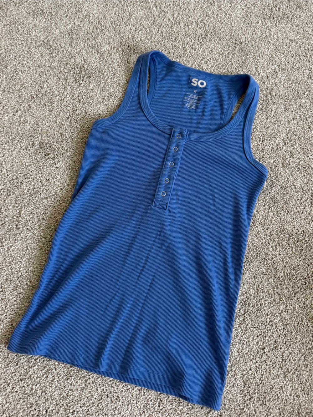 Blue tank top